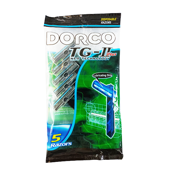 خود تراش دورکو DORCO مدل TG-II Plus بسته 5 عددی فصیحی پلاست (1)