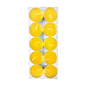 شمع وارمر زرد بسته 10 عددی - فصیحی پلاست (1)