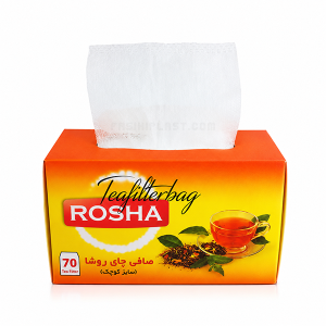 فیلتر چای و دمنوش روشا بسته 70 عددی - فصیحی پلاست - fasihiplast.com
