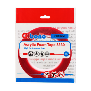 چسب دوطرفه ژله ای شفاف بونو عرض 1 سانتی متر - فصیحی پلاست (1)