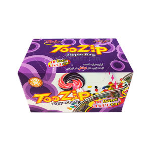 کیسه زیپ دار دوقفل TooZip سایز 11 در 13 بسته 70 عددی - فصیحی پلاست (1)